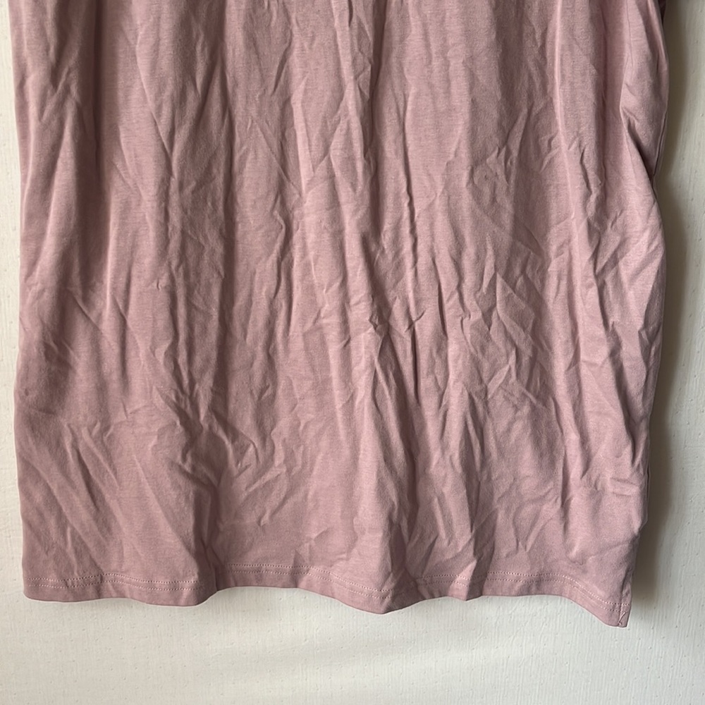 Pink longline t shirt - Picture 3 of 7